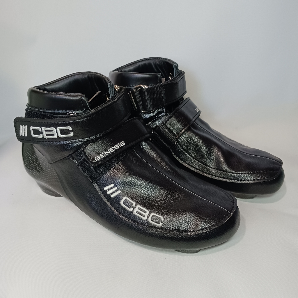 Cbc Genesis Short Track Speed Skating Boots Black Size 39 Eu Us Men 6 Women 8.5